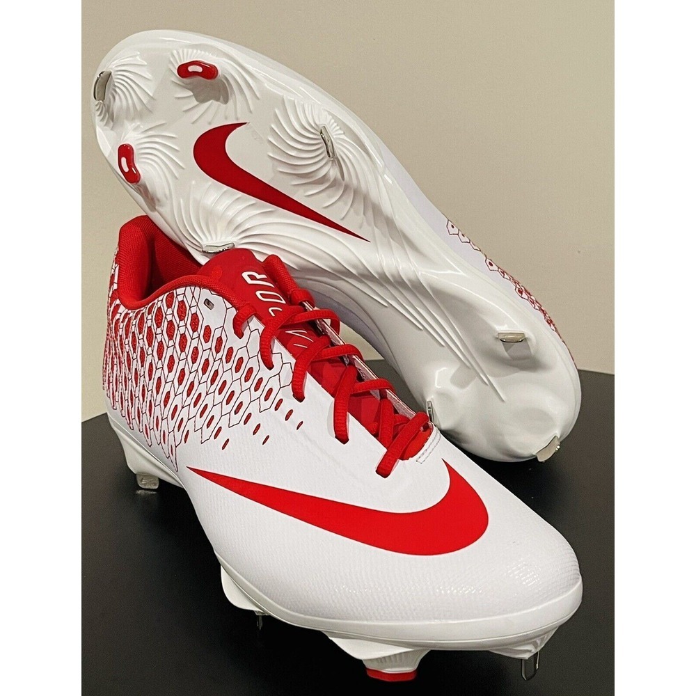 Men's 15 Nike Lunar Vapor Ultrafly Elite 2 Metal Baseball Cleats Red AO7946-161 - Picture 3 of 8